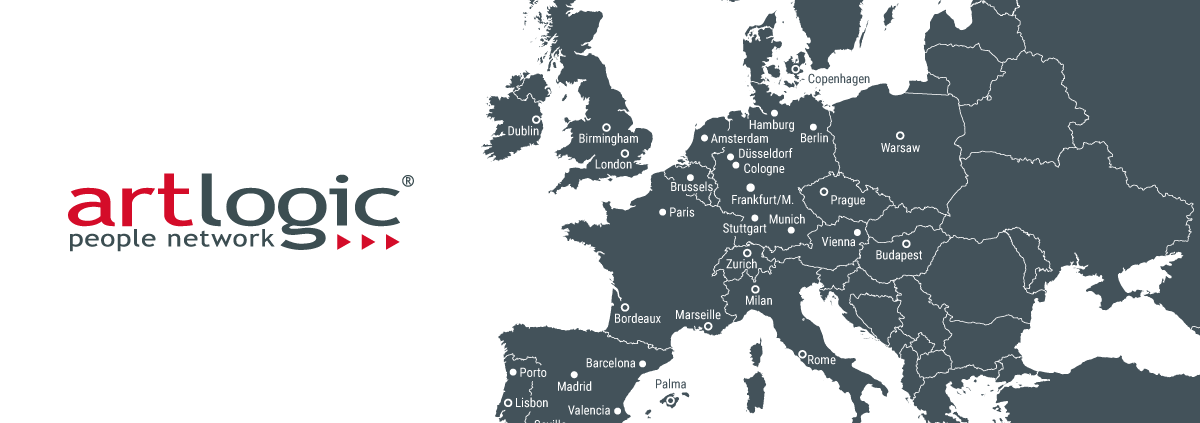 artlogic map of Europe